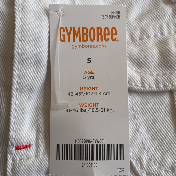 NWT Gymboree size 5 Girls white jeans. - Picture 6 of 6